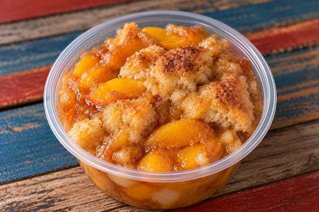 Peach Cobbler.