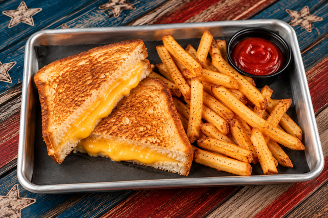 Kids Grilled Cheese Meal.