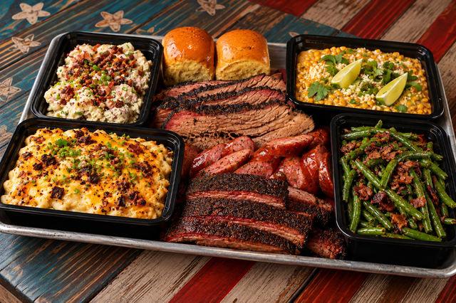 Family Barbecue Meal.