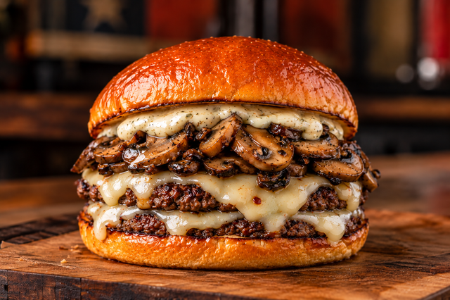 The Mushroom Swiss.
