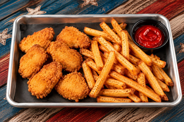 Kids Chicken Nugget Meal.